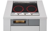 鉄・ステンレス対応 2口IH + オールメタル対応 1口IH + 両面焼グリルタイプ。 ビルトインタイプ