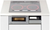 鉄・ステンレス対応 1口IH + オールメタル対応 2口IH + 両面焼グリルタイプ。 ビルトインタイプ