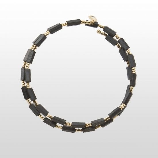 K18YG ZEUSブラックブレス B